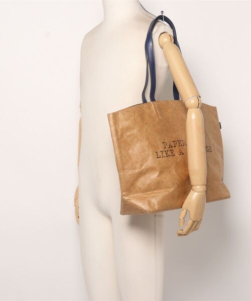 GGD SELECT（ジージーディー　セレクト）の「タイベックロゴトートバック（トートバッグ・メンズ・ブラウン/ブラウン系その他・FREE）」の7枚目の写真