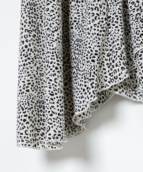 WEGO（ウィゴー）の「WEGO/ランダムティアードスカート（スカート・レディース・アイボリー/アニマル・FREE）」の4枚目の写真