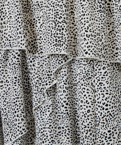 WEGO（ウィゴー）の「WEGO/ランダムティアードスカート（スカート・レディース・アイボリー/アニマル・FREE）」の5枚目の写真