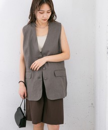 KBF | リネンBIGベスト(ベスト)