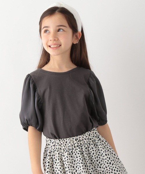 GLOBAL WORK（グローバルワーク）の「DRY/シアースリーブT半袖/キッズ/279740（Tシャツ/カットソー・キッズ・オフホワイト/ライトパープル/ダークグレー/ブラック/スカイブルー・130cm/120cm/140cm/160cm/110cm/150cm/100cm）」の15枚目の写真