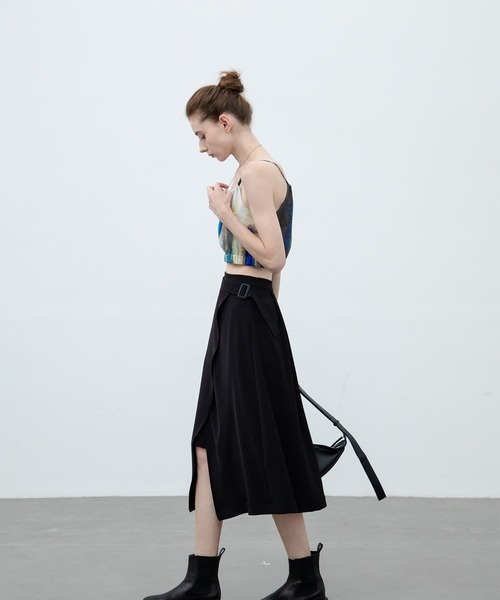 EKCOOKIES（イーケークッキーズ）の「【 EKCOOKIES 】アブストラクトプリントビスチェ（キャミソール・レディース・ブルー系その他・S/M/L）」の6枚目の写真