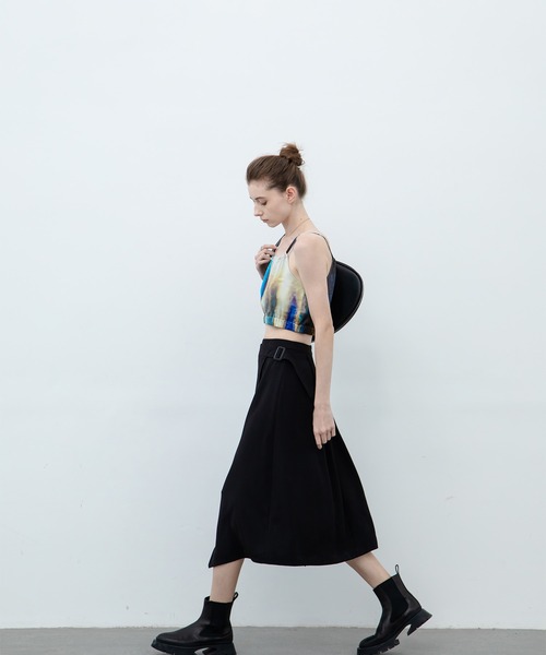 EKCOOKIES（イーケークッキーズ）の「【 EKCOOKIES 】アブストラクトプリントビスチェ（キャミソール・レディース・ブルー系その他・S/M/L）」の8枚目の写真