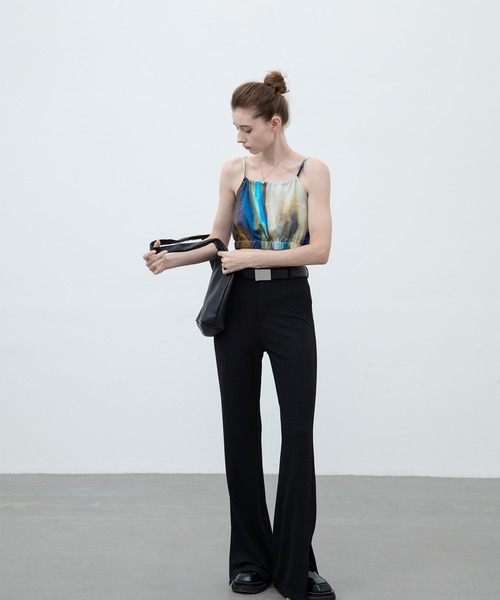 EKCOOKIES（イーケークッキーズ）の「【 EKCOOKIES 】アブストラクトプリントビスチェ（キャミソール・レディース・ブルー系その他・S/M/L）」の10枚目の写真