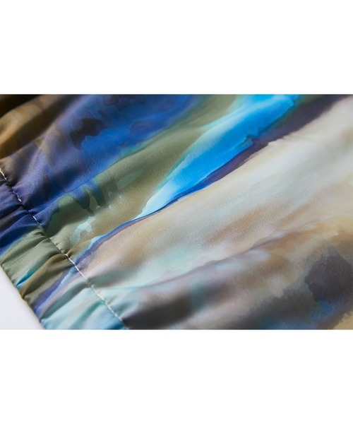 EKCOOKIES（イーケークッキーズ）の「【 EKCOOKIES 】アブストラクトプリントビスチェ（キャミソール・レディース・ブルー系その他・S/M/L）」の14枚目の写真