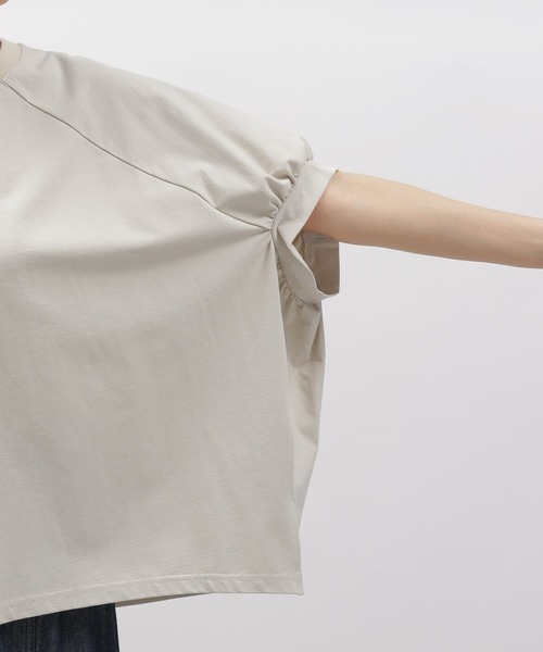 LAKOLE(ラコレ)の「コットンクレープポンチョTシャツ / 285889(Tシャツ/カットソー・レディース・ライトベージュ/オフホワイト/ブラック・SMALL/MEDIUM)」の14枚目の写真