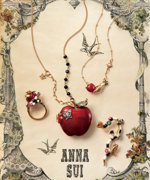 ANNA SUI（アナスイ）の「林檎と蛇モチーフ ネックレス（ネックレス