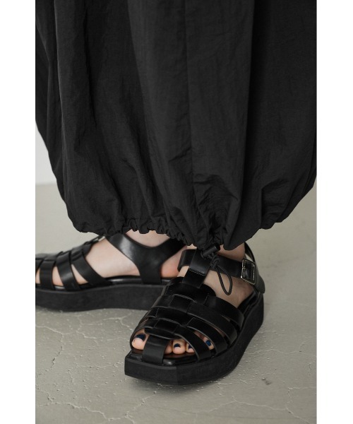 AZUL by moussy（アズールバイマウジー）の「WATER REPELLENT BALLOON SKIRT/ウォーターリぺレントバルーンスカート（スカート・レディース・ブラック/ダークグリーン/ダークオレンジ・MEDIUM/SMALL）」の12枚目の写真