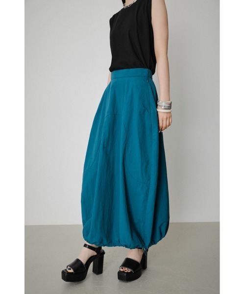 高城染工場　blue in green　リネン100% バルーンスカート WATER REPELLENT BALLOON SKIRT/ウォーターリぺレントバルーン