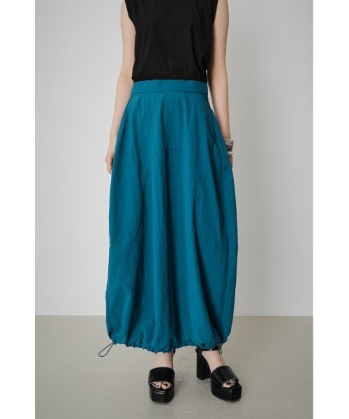 AZUL by moussy（アズールバイマウジー）の「WATER REPELLENT BALLOON SKIRT/ウォーターリぺレントバルーンスカート（スカート・レディース・ブラック/ダークグリーン/ダークオレンジ・MEDIUM/SMALL）」の15枚目の写真