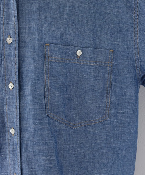 SHENERY（シーナリー）の「リネン混BIGシャツ(Blue)（シャツ/ブラウス・レディース・ブルー・FREE）」の18枚目の写真