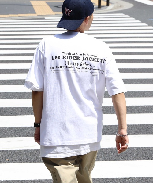 Lee(リー)の「【Lee】バックプリントTシャツ(Tシャツ/カットソー・メンズ・ホワイト・L/XL)」の3枚目の写真