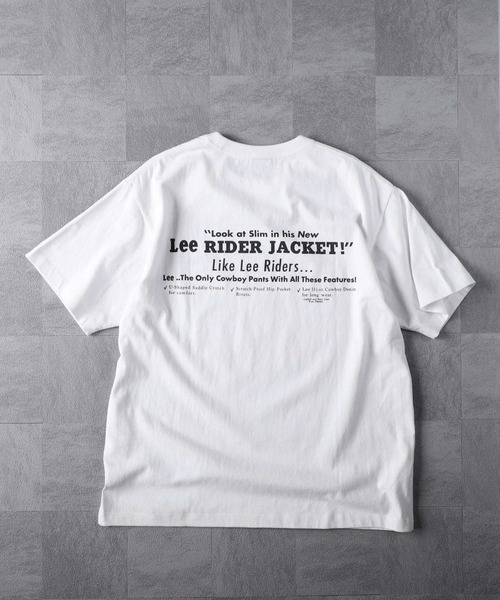 Lee(リー)の「【Lee】バックプリントTシャツ(Tシャツ/カットソー・メンズ・ホワイト・L/XL)」の4枚目の写真