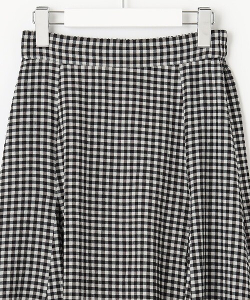 Feroux（フェルゥ）の「【洗える】ギンガムチェック フレアスカート（スカート・レディース・ホワイト系2/ブラック系2・1/2）」の17枚目の写真
