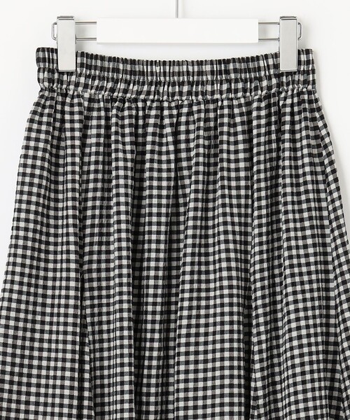 Feroux（フェルゥ）の「【洗える】ギンガムチェック フレアスカート（スカート・レディース・ホワイト系2/ブラック系2・1/2）」の18枚目の写真