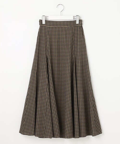 Feroux（フェルゥ）の「【洗える】ギンガムチェック フレアスカート（スカート・レディース・ホワイト系2/ブラック系2・1/2）」の21枚目の写真
