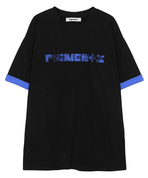 Figments（フィグメンツ）の「リバーシブルスリーブロゴTシャツ（Tシャツ/カットソー・レディース・ホワイト/スミクロ/ブルー・SMALL/MEDIUM）」の16枚目の写真