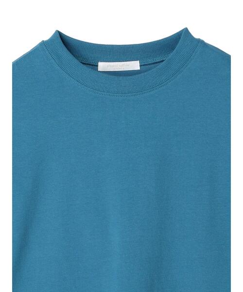 Green　Parks（グリーンパークス）の「フレンチスリーブ布帛ドッキング切替チュニック（Tシャツ/カットソー・レディース・ブラック/ホワイト/グレー/ブルー・FREE）」の13枚目の写真