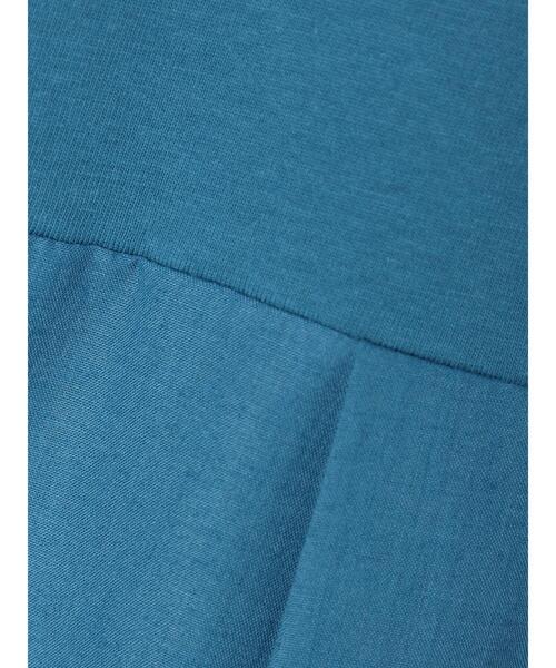 Green　Parks（グリーンパークス）の「フレンチスリーブ布帛ドッキング切替チュニック（Tシャツ/カットソー・レディース・ブラック/ホワイト/グレー/ブルー・FREE）」の10枚目の写真