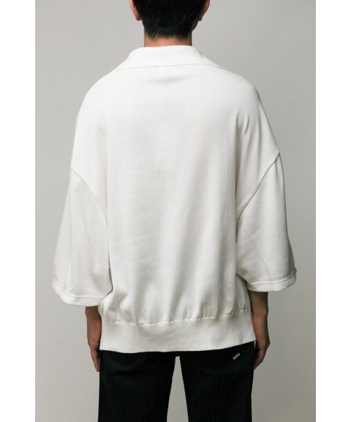 LOCALINA(ロカリナ)の「knit skipper(ニット/セーター・メンズ・ホワイト/チャコールグレー/グリーン・FREE)」の20枚目の写真