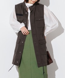 hunch | カジュアルミックスでコーデしたい、ミリタリーテイストベスト(ベスト)