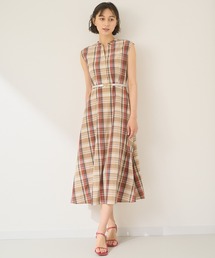 アナイ　マドラスチェックシャツワンピース ANAYI（アナイ）の「マドラスチェックシャツ ワンピース