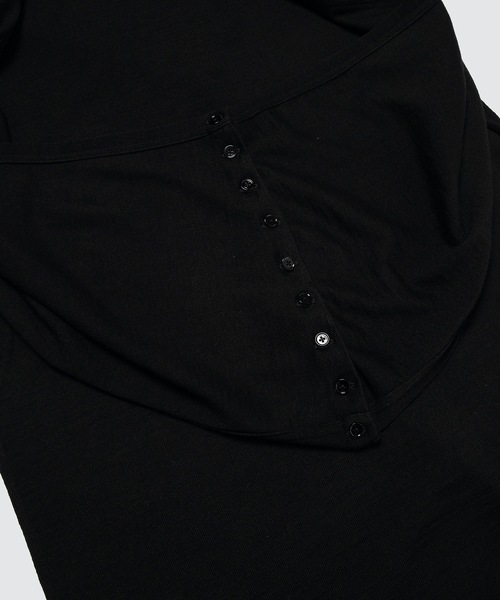 LEMAIRE（ルメール）の「WRAP DRESS（ドレス・レディース・グレー/ブラック・XS/S）」の3枚目の写真