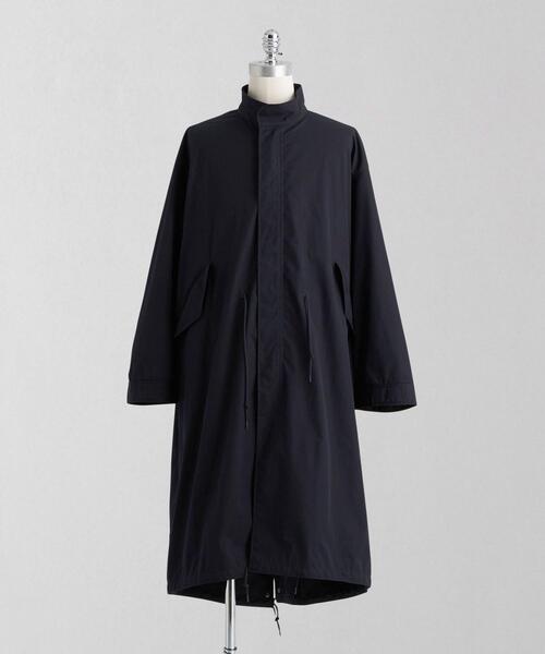 LOEFF(ロエフ)の「<LOEFF>OX スタンドカラー ミリタリーコート NAVY UNISEX(モッズコート・メンズ・ネイビー・1/2/0)」の1枚目の写真