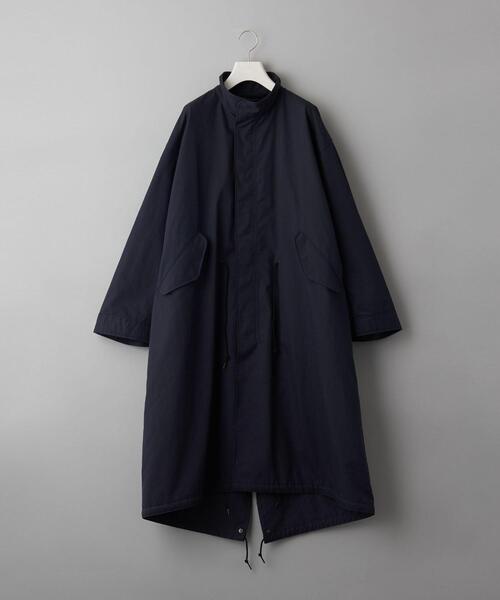 LOEFF(ロエフ)の「<LOEFF>OX スタンドカラー ミリタリーコート NAVY UNISEX(モッズコート・メンズ・ネイビー・1/2/0)」の5枚目の写真