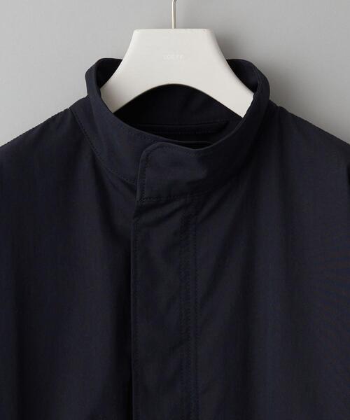 LOEFF(ロエフ)の「<LOEFF>OX スタンドカラー ミリタリーコート NAVY UNISEX(モッズコート・メンズ・ネイビー・1/2/0)」の3枚目の写真
