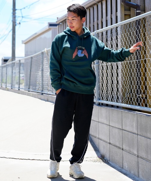 VOLCOM/ボルコム オーバーサイズ バックプリントパーカー/プルオーバー