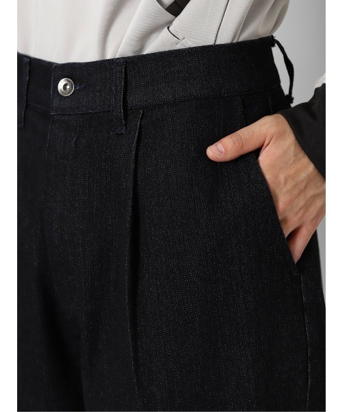 semantic design(セマンティックデザイン)の「セマンティックデザイン ハイパーストレッチ バルーンデニム(デニムパンツ・メンズ・ネイビー・MEDIUM/LARGE)」の7枚目の写真