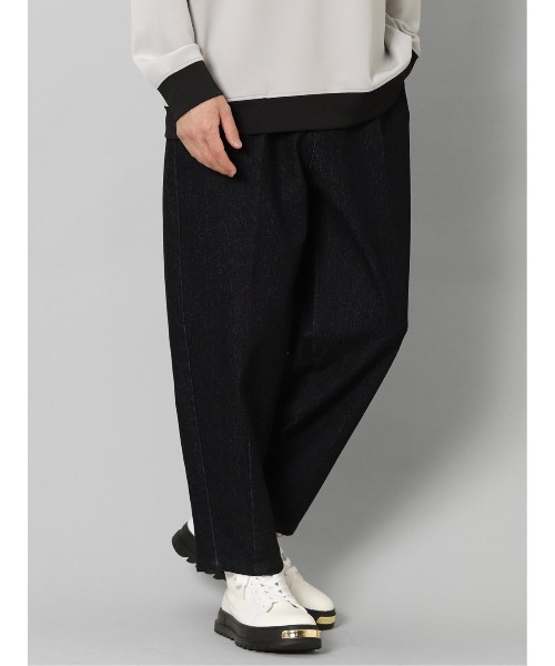 semantic design(セマンティックデザイン)の「セマンティックデザイン ハイパーストレッチ バルーンデニム(デニムパンツ・メンズ・ネイビー・MEDIUM/LARGE)」の12枚目の写真