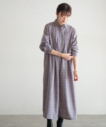 NOMBRE IMPAIR | アールヌーヴォーPT　タックシャツワンピース(シャツワンピース)
