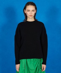 UNITED TOKYO | カシミヤ混クルースリットニット(ニット/セーター)