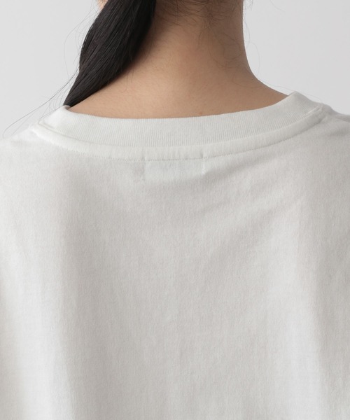 LOWRYS FARM（ローリーズファーム）の「ソデボリュームロングＴシャツ　125416（Tシャツ/カットソー・レディース・ホワイト/ブラック/ブラウン/ピンク・FREE）」の9枚目の写真