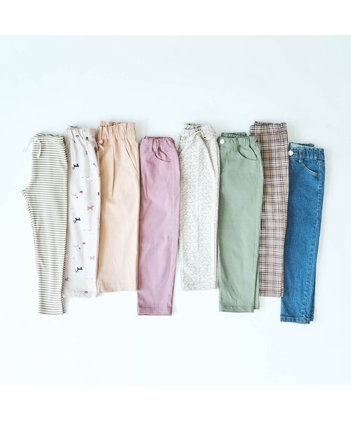 apres les cours(アプレレクール)の「バラエティ/7days Style pants(その他パンツ・キッズ・アイボリー/キナリ/カーキ/ピンク/ライトグレー/ブラウン/チャコール・120/110/80/100/130/90)」の11枚目の写真