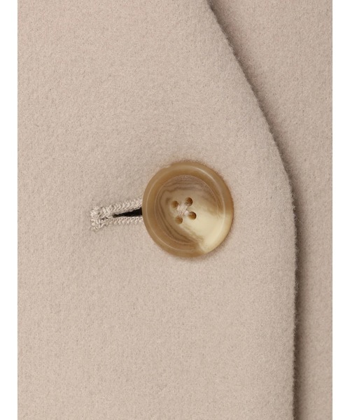 CRAFT STANDARD BOUTIQUE(クラフトスタンダードブティック)の「BIGポケットノーカラーコート *◆(ノーカラーコート・レディース・ブラック/ベージュ・FREE)」の14枚目の写真