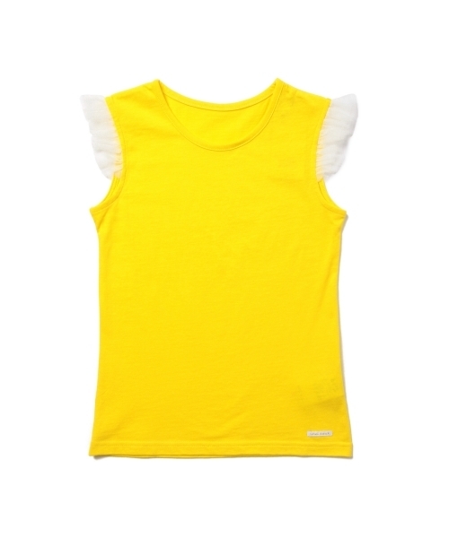 こども ビームス(コドモビームス)の「こども ビームス / "Daily Cut" 袖チュール ノースリーブTシャツ (90~140cm)(Tシャツ/カットソー・キッズ・ホワイト/ライトグレー/レッド系その他/イエロー/グリーン・90t/120/100/140/110/130)」の14枚目の写真