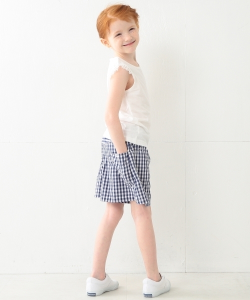 こども ビームス(コドモビームス)の「こども ビームス / "Daily Cut" 袖チュール ノースリーブTシャツ (90~140cm)(Tシャツ/カットソー・キッズ・ホワイト/ライトグレー/レッド系その他/イエロー/グリーン・90t/120/100/140/110/130)」の16枚目の写真