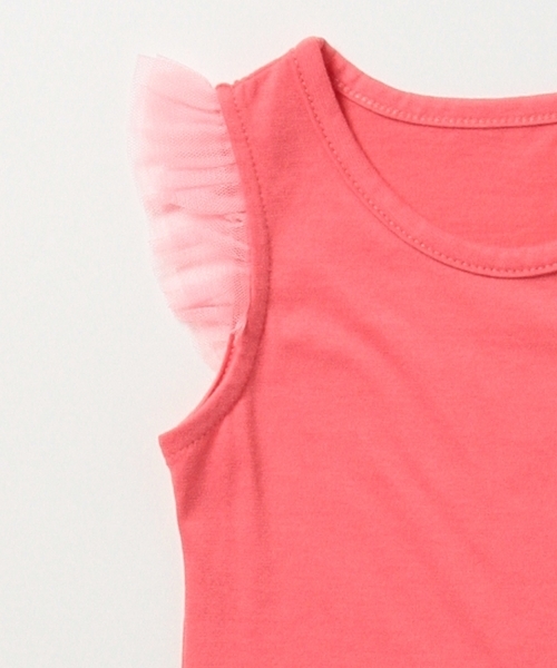 こども ビームス(コドモビームス)の「こども ビームス / "Daily Cut" 袖チュール ノースリーブTシャツ (90~140cm)(Tシャツ/カットソー・キッズ・ホワイト/ライトグレー/レッド系その他/イエロー/グリーン・90t/120/100/140/110/130)」の20枚目の写真