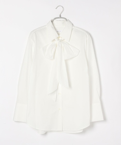 yuw(ユウ)の「タイツキシャツ 164817(シャツ/ブラウス・レディース・ホワイト/ブラック/ブルー/ホワイト系その他・FREE)」の9枚目の写真