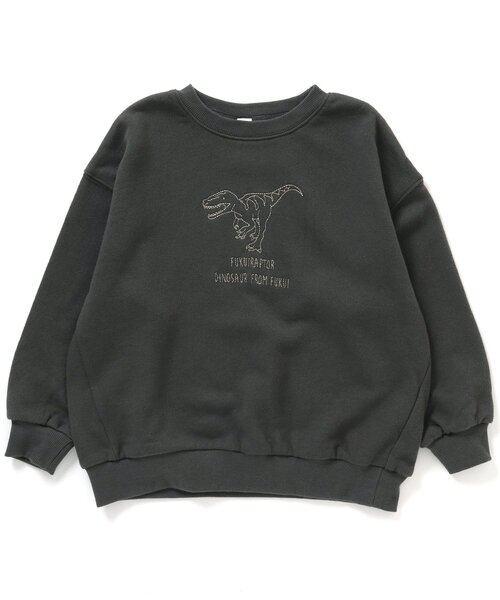 BREEZE(ブリーズ)の「福井県立恐竜博物館コラボ 福井恐竜刺繍トレーナー(スウェット・キッズ・ブラック/イエロー/ブルー/パープル・120/130/140/80/90/110/100)」の16枚目の写真