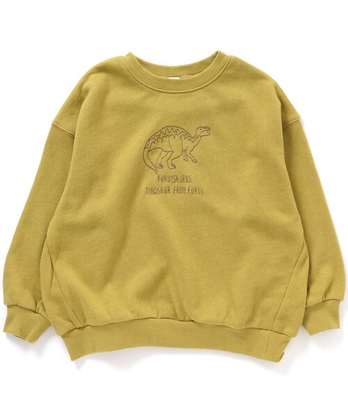 BREEZE(ブリーズ)の「福井県立恐竜博物館コラボ 福井恐竜刺繍トレーナー(スウェット・キッズ・ブラック/イエロー/ブルー/パープル・120/130/140/80/90/110/100)」の9枚目の写真