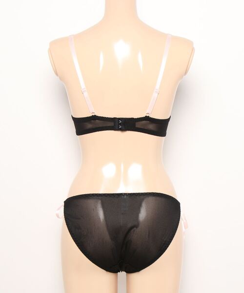 northerly（ノーザリー）の「シアードットチュール　ブラジャー＆ショーツセット（ブラ&ショーツ・レディース・ブラック/ピンク/ホワイト/ホワイト×ピンク/ホワイト×ブラック/ブラウン/レッド/ブルー/グリーン/サーモンピンク/ホワイト×ブラウン/ブラック×ホワイト/パープル/ベビーピンク/ライトブルー/ピンク系・D70/C65/D65/C70/B75/C75/E70/F70/E75/F65/F75/B70/E65/B65/D75）」の17枚目の写真