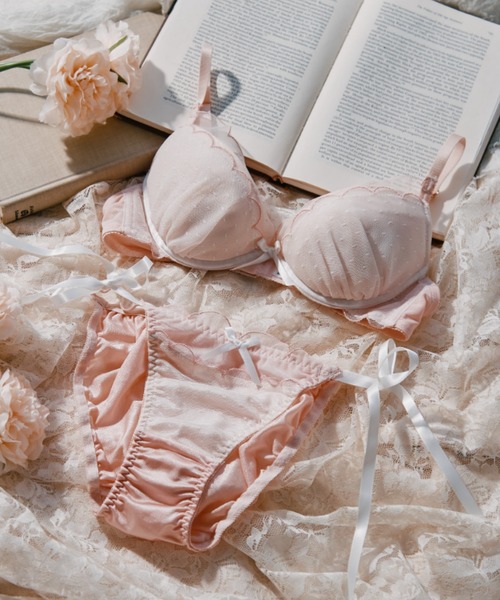 northerly（ノーザリー）の「シアードットチュール　ブラジャー＆ショーツセット（ブラ&ショーツ・レディース・ブラック/ピンク/ホワイト/ホワイト×ピンク/ホワイト×ブラック/ブラウン/レッド/ブルー/グリーン/サーモンピンク/ホワイト×ブラウン/ブラック×ホワイト/パープル/ベビーピンク/ライトブルー/ピンク系・D70/C65/D65/C70/B75/C75/E70/F70/E75/F65/F75/B70/E65/B65/D75）」の14枚目の写真