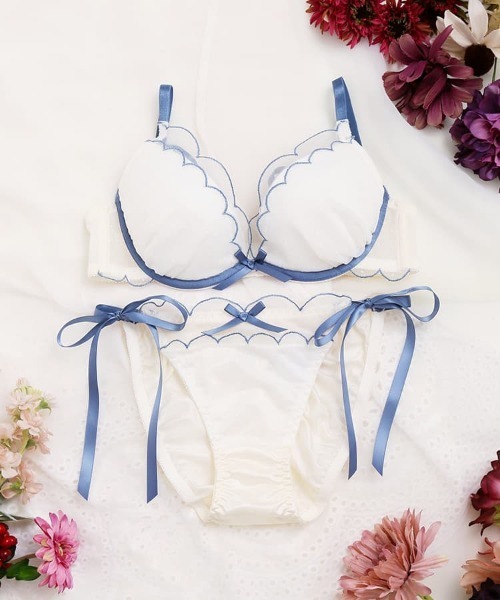 northerly（ノーザリー）の「シアードットチュール　ブラジャー＆ショーツセット（ブラ&ショーツ・レディース・ブラック/ピンク/ホワイト/ホワイト×ピンク/ホワイト×ブラック/ブラウン/レッド/ブルー/グリーン/サーモンピンク/ホワイト×ブラウン/ブラック×ホワイト/パープル/ベビーピンク/ライトブルー/ピンク系・D70/C65/D65/C70/B75/C75/E70/F70/E75/F65/F75/B70/E65/B65/D75）」の21枚目の写真