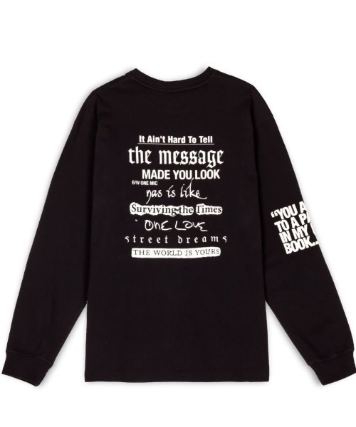 GRIMEY（グライミー）の「GRMY(GRIMEY)/グライミー/I AM LONG SLEEVE TEE（Tシャツ/カットソー・メンズ・ホワイト/ブラック・L/XL/M/S）」の11枚目の写真