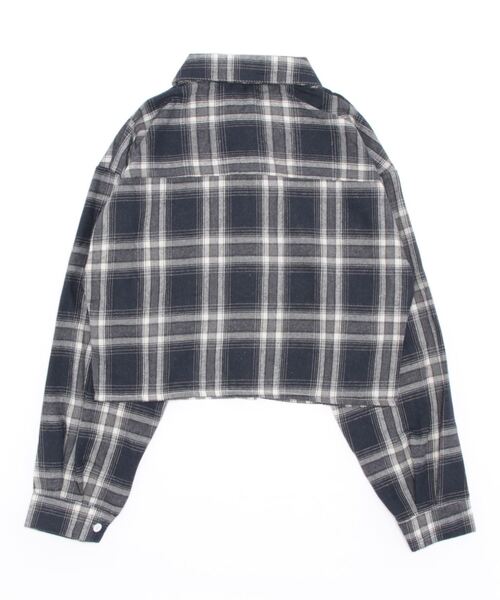 MAISON DE THERESE(メゾン ド テレーズ)の「長袖チェックシャツ(シャツ/ブラウス・レディース・ネイビー・S/M/L)」の10枚目の写真