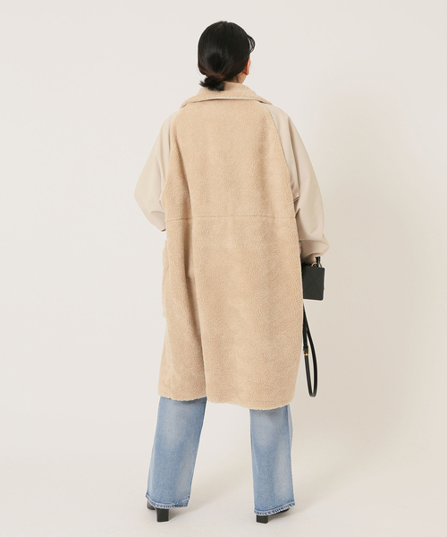 セール】《追加》【VACHEMENT/ヴァシュモン】ボアコンビコート（その他